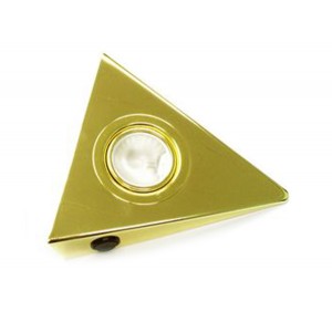 2037 Светильник мебельный FT9251Т "Треугольник" золото выключатель