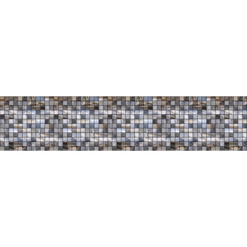 Панель AL27 Голубая мозайка 2800*610*4мм