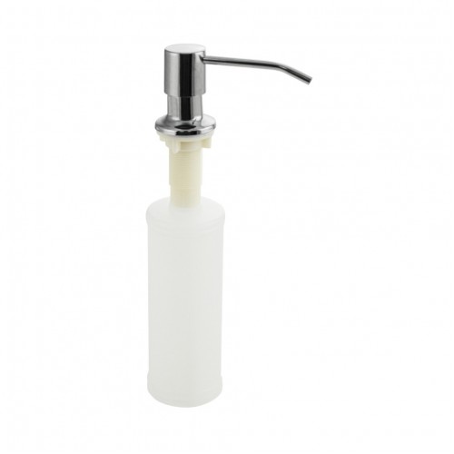 16143 Brimix - Дозатор для жидкого мыла и моющих средств, хром, Врезной, под раковину, пластиковый, 300 мл, (6281)