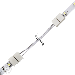 9283 Провод соединительный для LED лент 50см 8мм лента+лента зажим 15.005.09.011