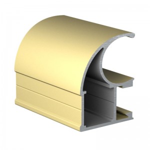 АВД-0506, верт.рамка "С" толстая, аналог АРИСТО (Алюминиевый профиль,дробь, золото (5400))