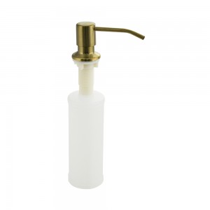 16141 Brimix - Дозатор для жидкого мыла и моющих средств, под ЗОЛОТО, Врезной, под раковину, пластиковый, 300 мл,, (6283)