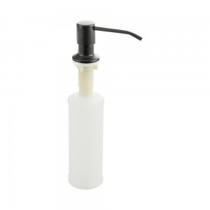 16140 Brimix - Дозатор для жидкого мыла и моющих средств, ГРАФИТ, Врезной, под раковину, пластиковый, 300 мл, (6285)