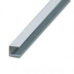 99923 Планка торцевая алюминиевая для стеновых панелей 6мм (П) 1040 L=3000мм
